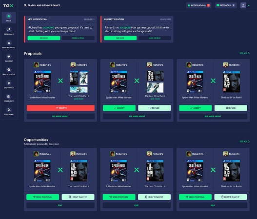 imagem pagina the gamer exchange