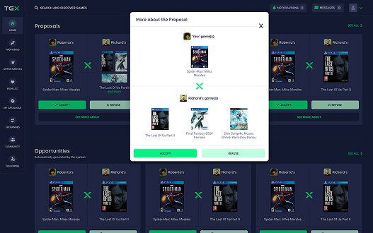 imagem pagina the gamer exchange