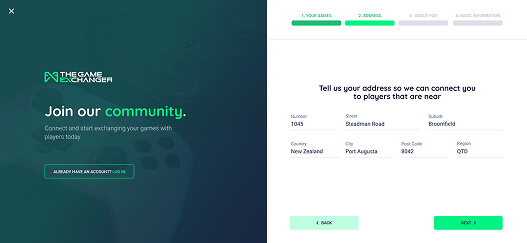 imagem pagina the gamer exchange